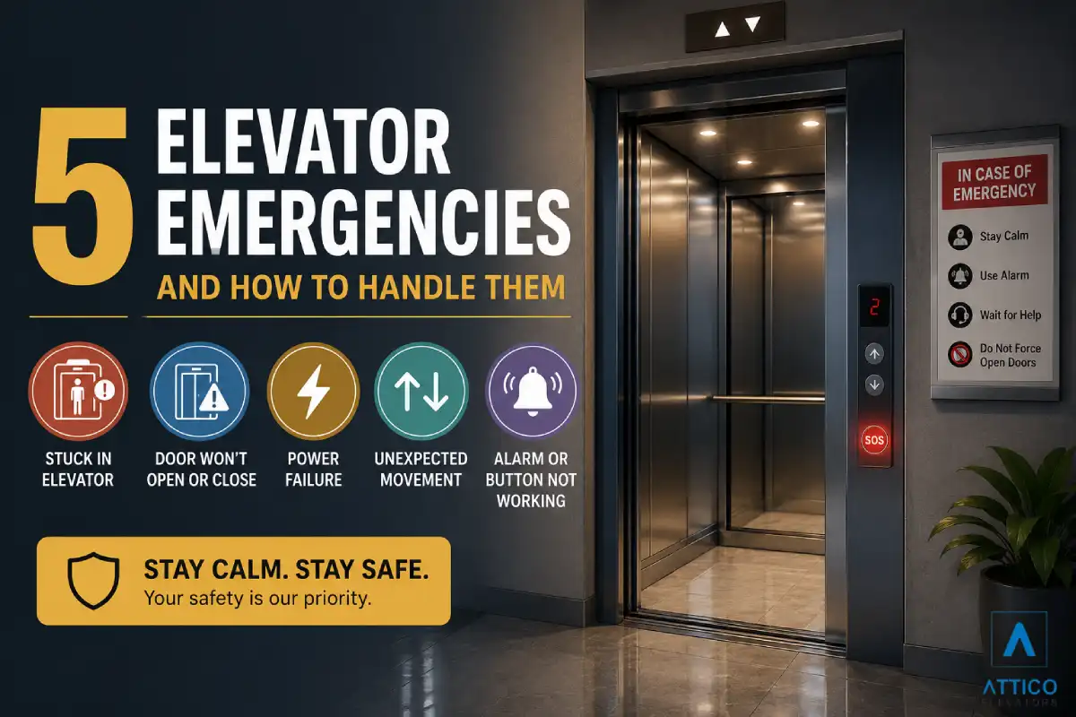5 elevator emergencies to tackle