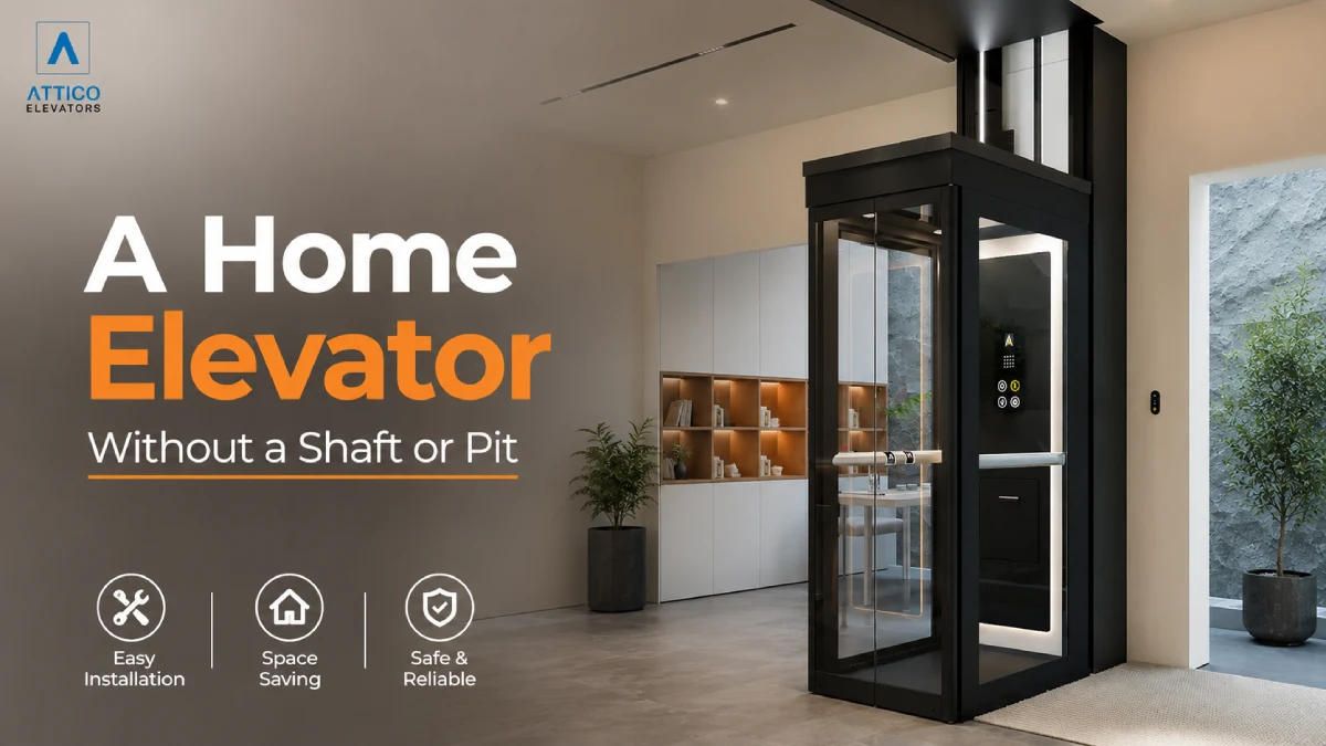 Home Elevator without a shaft