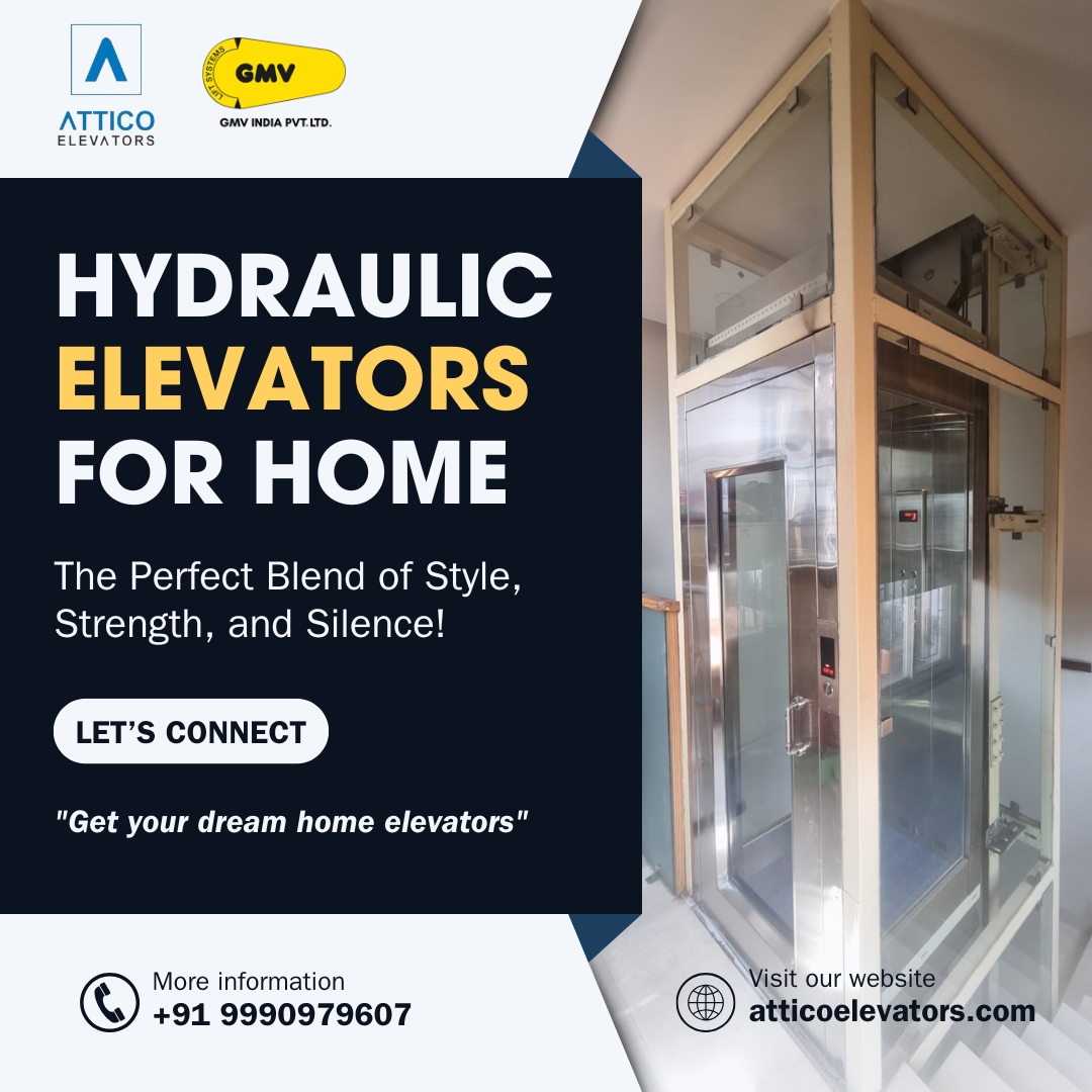 Hydraulic Elevators for home Attico Elevators