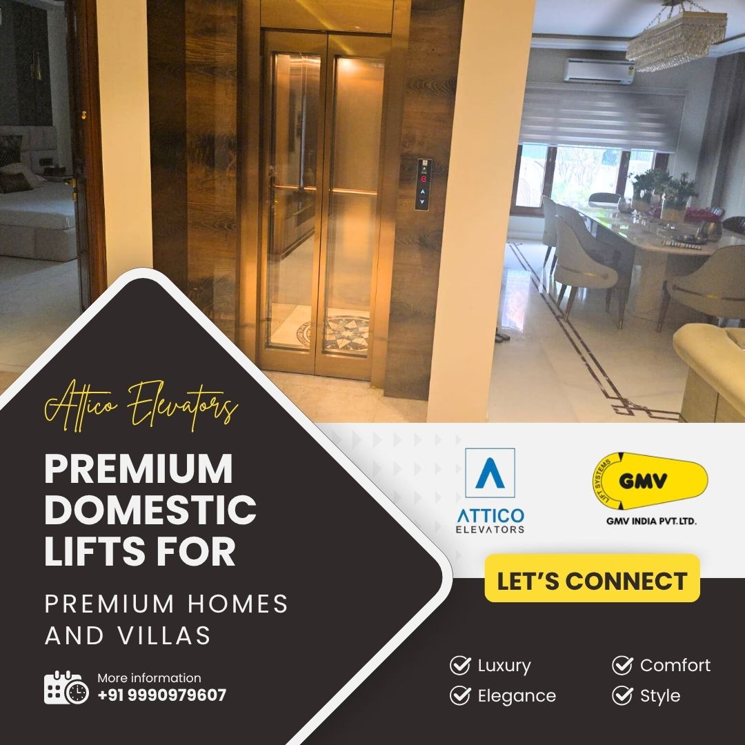 Premium Domestic Lifts for Premium Homes and Villas Atticoelevators