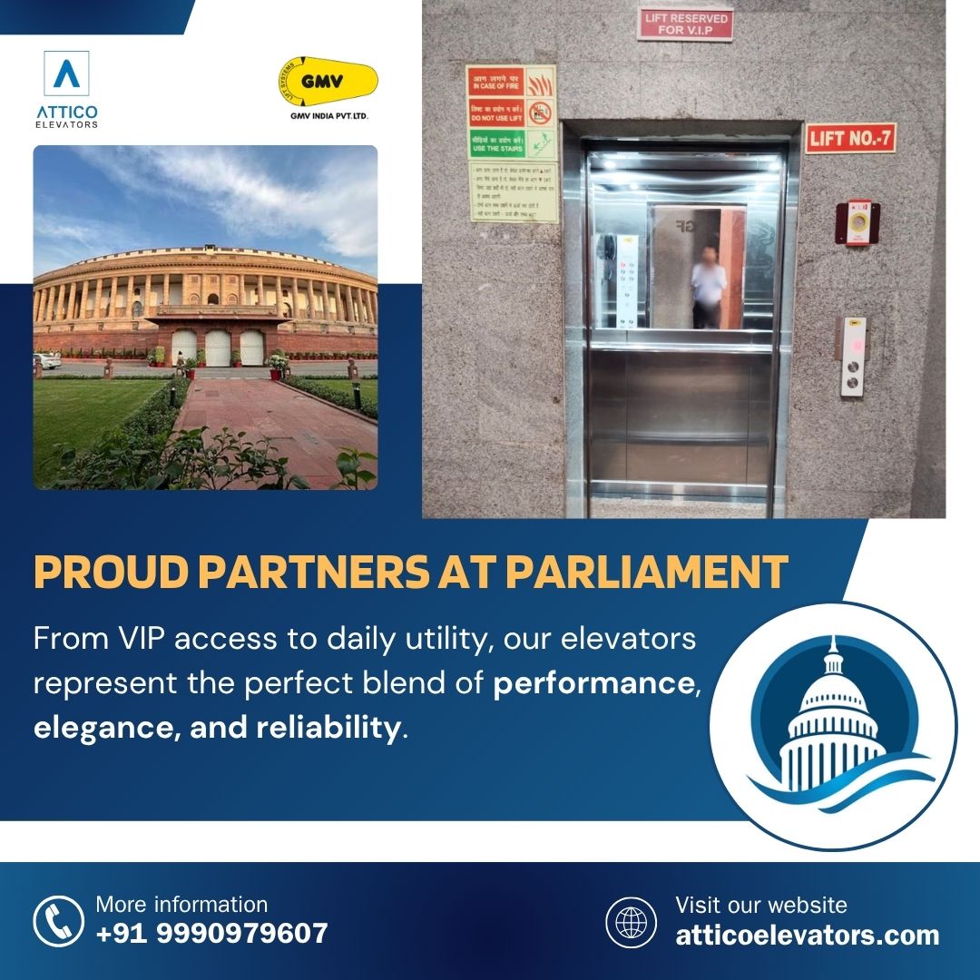 Proud Partners at Parliament Attico Elevators