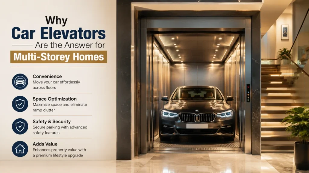 Solution of Car Parking Crisis in Delhi with Car elevators