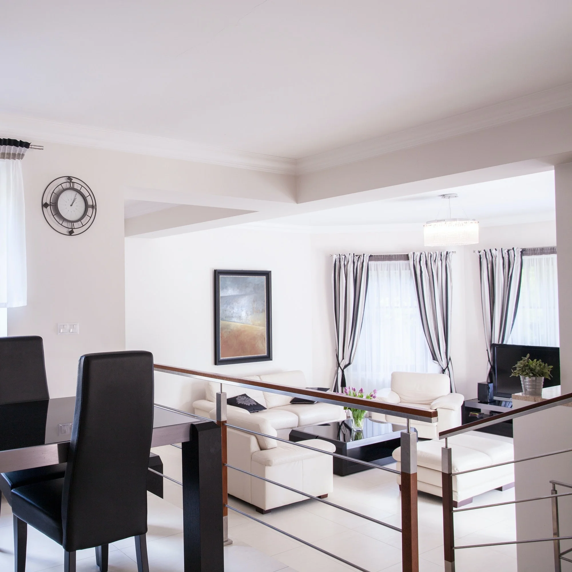 dining table in elegant interior